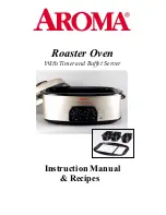 Preview for 1 page of Aroma Roaster Ovens Instruction Manual & Recipes