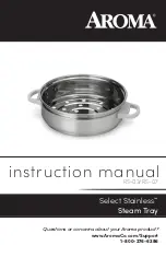 Предварительный просмотр 1 страницы Aroma Select Stainless RS-03 Instruction Manual