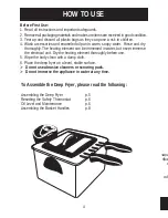 Предварительный просмотр 6 страницы Aroma SmartFry XL ADF-212 Instruction Manual