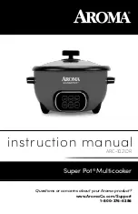 Preview for 1 page of Aroma Super Pot ARC-1021DR Instruction Manual