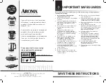 Preview for 2 page of Aroma SuperPot ASP-137 Instruction Manual