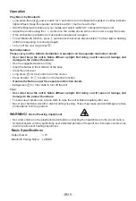 Preview for 13 page of Aromasound AU380101 Operating Instructions Manual