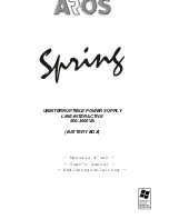 Aros Spring 500-3000VA User Manual preview