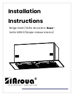 Предварительный просмотр 1 страницы Arova Vortix Vr1000 Installation Instructions Manual