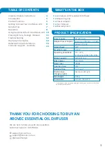 Preview for 3 page of arovec AroDeluxe-120 User Manual