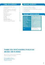 Preview for 3 page of arovec AV-P152 User Manual