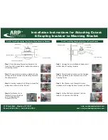 Preview for 2 page of ARP Cutout switch and Coupling Insulator Installation Instructions