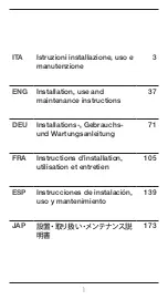 Preview for 3 page of arper Parentesit Circle Audio + Light 5102-B11 Installation, Use And Maintenance Instructions