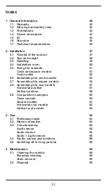 Preview for 41 page of arper Parentesit Circle Audio + Light 5102-B11 Installation, Use And Maintenance Instructions