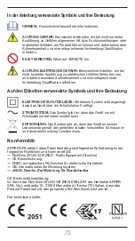 Preview for 74 page of arper Parentesit Circle Audio + Light 5102-B11 Installation, Use And Maintenance Instructions