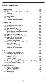 Preview for 75 page of arper Parentesit Circle Audio + Light 5102-B11 Installation, Use And Maintenance Instructions