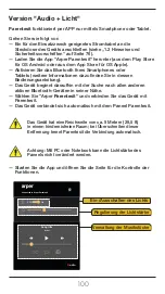 Preview for 102 page of arper Parentesit Circle Audio + Light 5102-B11 Installation, Use And Maintenance Instructions