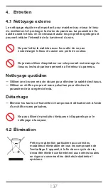 Preview for 139 page of arper Parentesit Circle Audio + Light 5102-B11 Installation, Use And Maintenance Instructions