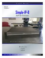 Arrakis Systems Simple-IP-80 Product Manual preview