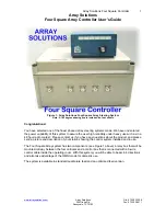 Preview for 1 page of Array Solutions Four Square User Manual