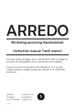 Preview for 10 page of ARREDO Illusion 1000 Instruction Manual