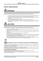 Предварительный просмотр 2 страницы Arrel Audio CL-125/4 User Manual