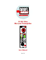 Arrel Audio R-501 Elite User Manual preview