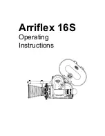 ARRI ARRIFLEX 16S Operating Instructions Manual preview