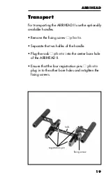 Preview for 19 page of ARRI ARRIHEAD II Operating Instructions Manual