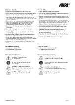 Preview for 3 page of ARRI ARRIMAX 18/12 User Manual