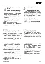 Preview for 7 page of ARRI ARRIMAX 18/12 User Manual