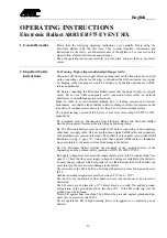 Preview for 9 page of ARRI EB 575 Operating Instructions Manual