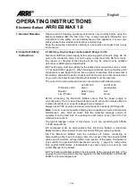 Предварительный просмотр 15 страницы ARRI EB MAX 1.8 Operating Instructions Manual