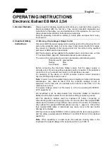 Предварительный просмотр 14 страницы ARRI EB MAX 2,5/4 Operating Instructions Manual