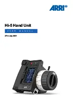 Preview for 1 page of ARRI Hi-5 User Manual