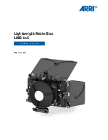 ARRI LMB 4x5 User Manual предпросмотр