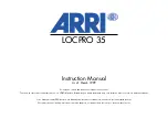 ARRI LOCPRO 35 Instruction Manual предпросмотр