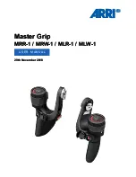 ARRI Master Grip MLR-1 User Manual preview