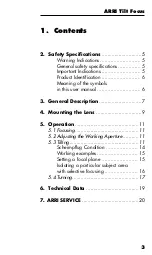 Предварительный просмотр 3 страницы ARRI Tilt Focus Instruction Manual