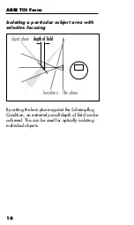 Preview for 16 page of ARRI Tilt Focus Instruction Manual