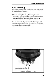 Предварительный просмотр 17 страницы ARRI Tilt Focus Instruction Manual