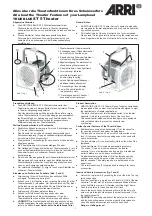 ARRI TRUE BLUE ST 5 Theater Manual preview