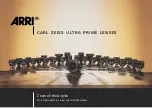 Предварительный просмотр 1 страницы ARRI Ultra Prime Lenses Carl Zeiss Product Manual