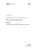 Arris AT&T U-verse VIP2500 Product Manual preview