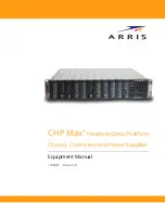 Предварительный просмотр 1 страницы Arris CHP Max5000 Equipment Manual