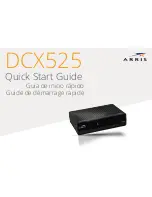 Arris DCX525 Quick Start Manual preview