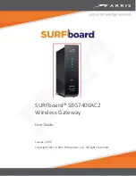 Preview for 1 page of Arris SURFboard SBG7400AC2 User Manual