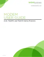 Preview for 1 page of Arris TG2470 Series User Manual