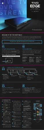 Preview for 1 page of Arris TIVO EDGE FOR CABLE Setup + Product Features