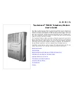 Arris TM602 User Manual preview