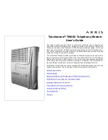 Preview for 1 page of Arris TM602 User Manual