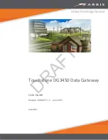 Arris Touchstone DG3450 User Manual preview