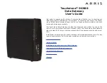 Preview for 1 page of Arris Touchstone DG860 User Manual