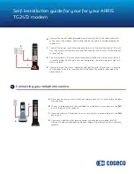 Preview for 2 page of Arris Touchstone TG2472 Self-Installation Manual