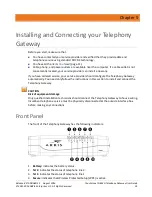 Preview for 23 page of Arris Touchstone TG862G User Manual